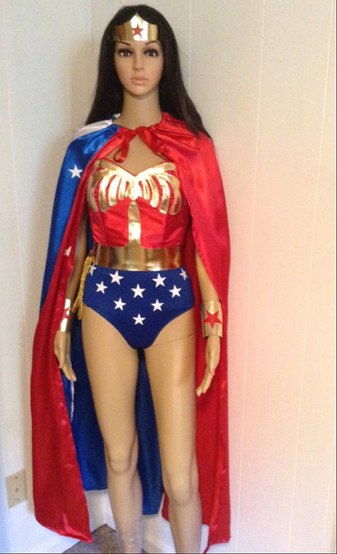 Wonder Woman Costume For Halloween With Cape 16091757